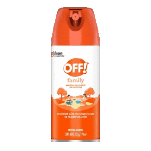 Family Jonsons Off Aerosol Naranja