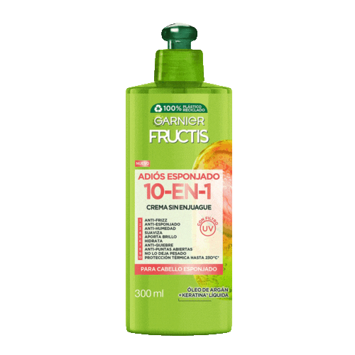 Garnier Adios Esponjado Fructis Crema para Peinar 300 ml.