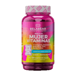 Belabear Gomitas Sabor Frutos Rojos Mujer Vitaminas 100 c/u