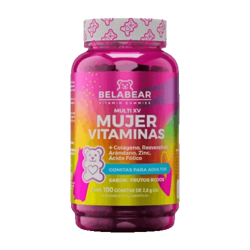 Belabear Gomitas Sabor Frutos Rojos Mujer Vitaminas 100 c/u