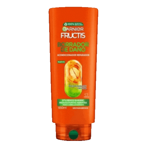 Garnier Borrador de Da?o Naranja Fructis Acondicion 650ml.