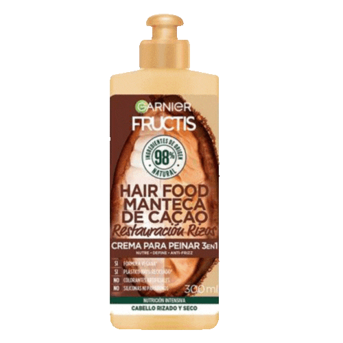 Garnier Manteca de Cacao Crema para Peinar 300 ml.