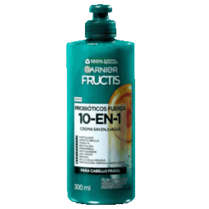 Garnier Probioticos Fuerza 10 en 1 Crema Fructis 300ml.