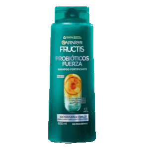 Garnier Probioticos Fuerza Fructis Shampoo 650 ml.