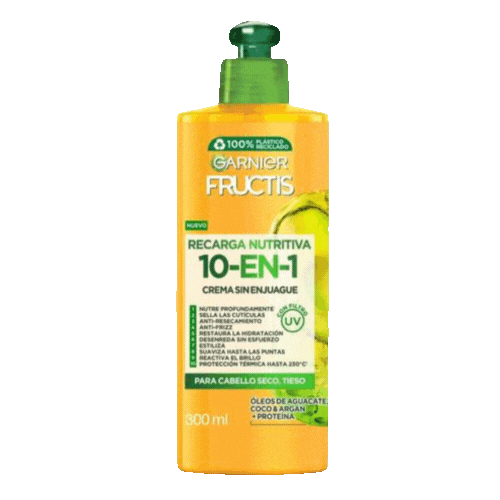 Garnier Recarga Nutritiva 10 en 1 Crema Fructis 300ml.