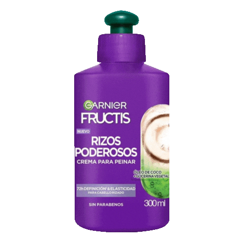 Garnier Rizos Poderosos Crema Fructis 300ml.