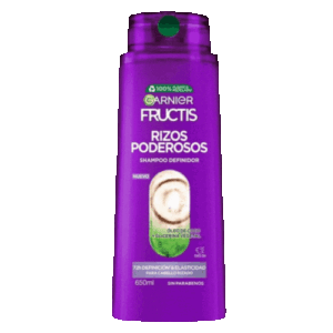 Garnier Rizos Poderosos Shampoo Fructis 650 ml.