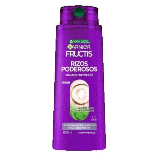 Garnier Rizos Poderosos Shampoo Fructis 650 ml.