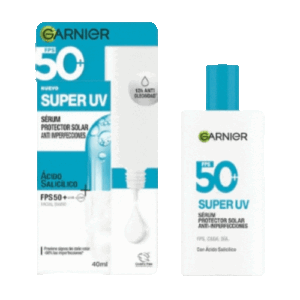 Garnier Acido Salicilico Serum Protector Solar FPS 50 40 m