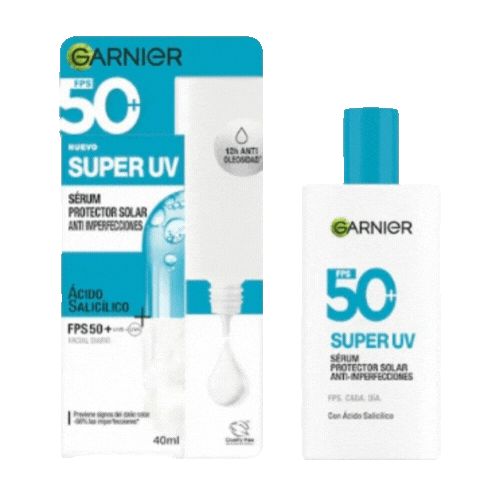 Garnier Acido Salicilico Serum Protector Solar FPS 50 40 m