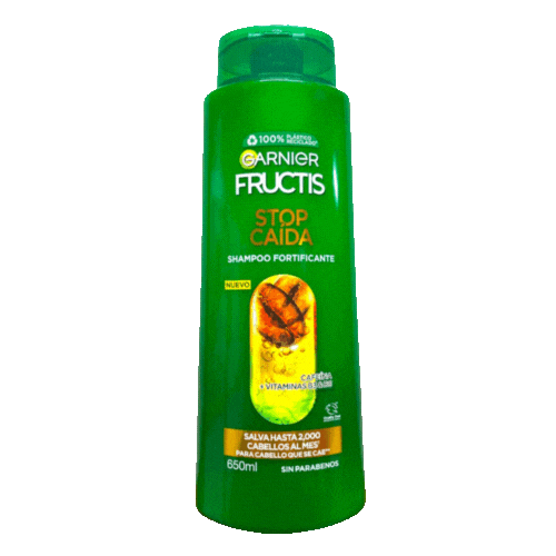 Garnier Stop Caida Fructis Shampoo  650 ml. Cafe