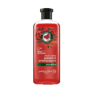 Herbal Granada & Proteina Vegana Pelo Largo 400 m Shampoo