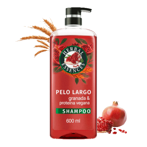Herbal Granada & Proteina Vegana Pelo Largo 600 m Shampoo