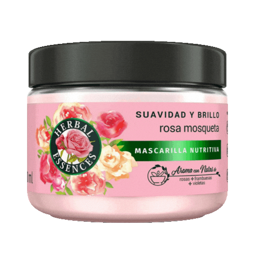 Herbal Rosa Mosqueta Suavidad y Brillo Mascarilla 300 ml.