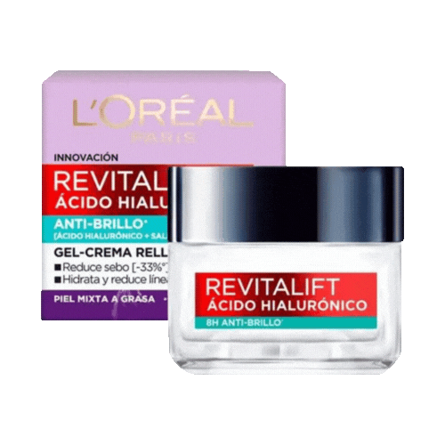 Loreal Antibrillo Acido Hialuronico 50 ml. 8 Horas