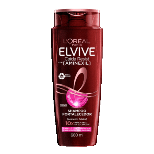 Loreal Caida Resist Con Aminexil  Shampoo Elvive 680 ml.