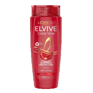 Loreal Color Vive Cabello Te?ino Shampoo Elvive 680 ml.