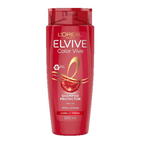 Loreal Color Vive Cabello Te?ino Shampoo Elvive 680 ml.