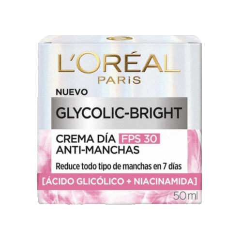 Loreal Glycolic Bright Crema Antimanchas Dia FPS30 50 ml.