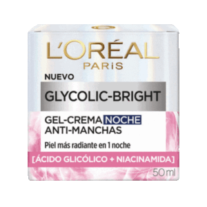 Loreal Glycolic Bright Crema Antimanchas Noche 50 ml.