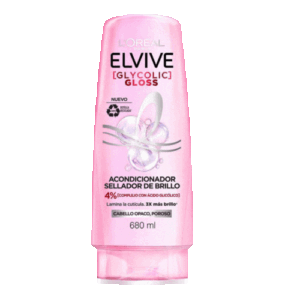 Loreal Glycolic Gloss Elvive Acondicionador 680 ml.