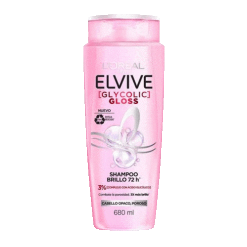 Loreal Glycolic Gloss Elvive Shampoo 680 ml.