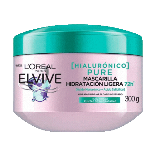 Loreal Hialuronico Pure Mascarilla Tarro Elvive 300 grs.