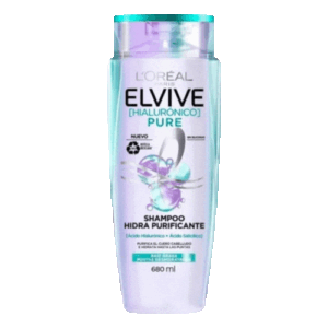 Loreal Hialuronico Pure Shampoo Elvive 680ml.