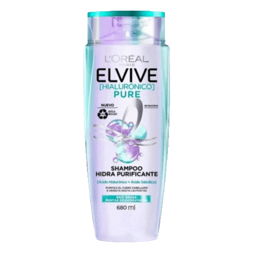 Loreal Hialuronico Pure Shampoo Elvive 680ml.