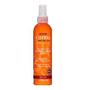 Cantu Coconut Oil Shine & Hold Mist Rizos y Ondas 237ml.
