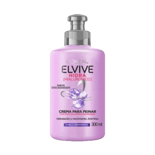 Loreal Hidra Hialuronico Crema Para Peinar Elvive 300ml.