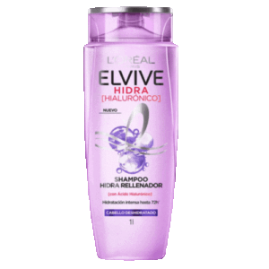 Loreal Hidra Hialuronico Shampoo Elvive 1 Litro.