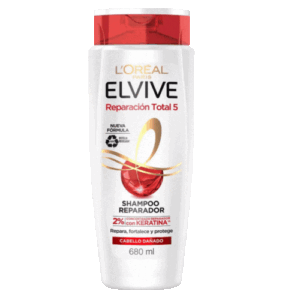 Loreal Reparacion Total 5 Shampoo Elvive 680 ml.