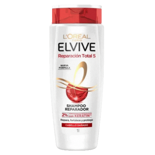Loreal Reparacion Total 5 Shampoo Loreal 1 lt.
