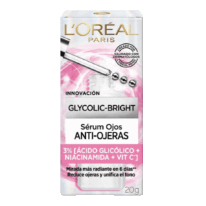 Loreal Glycolic Bright Serum Ojos Antiojeras 20 grs.