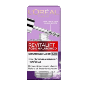 Loreal Acido Hialuronico Serum Ojos Triple Aplicador 20ml