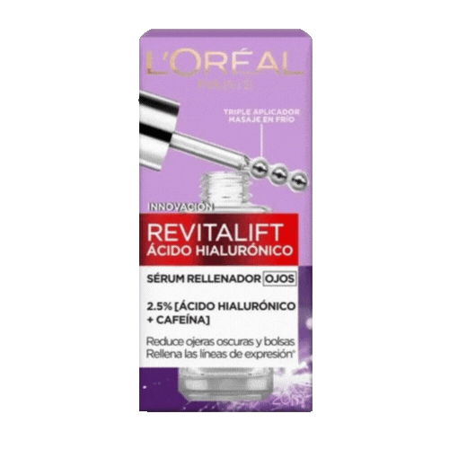 Loreal Acido Hialuronico Serum Ojos Triple Aplicador 20ml