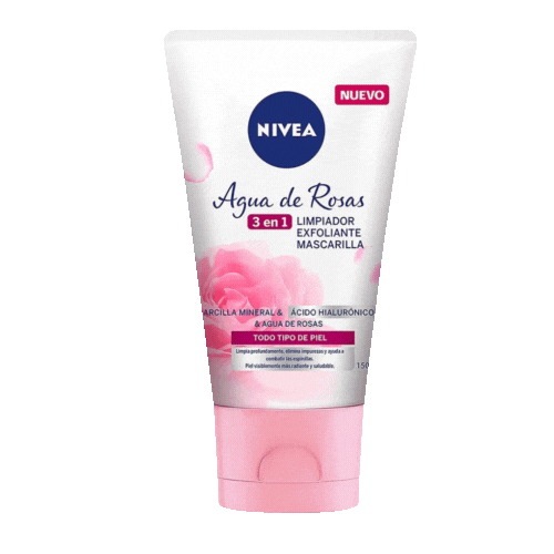 Nivea Agua de Rosas 3 en 1 Gel Limpiador 150 ml.