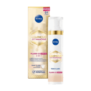 Nivea Fluido con Color Tono Claro FPS 30 de 40 ml.