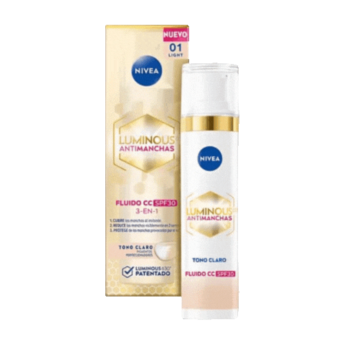 Nivea Fluido con Color Tono Claro FPS 30 de 40 ml.