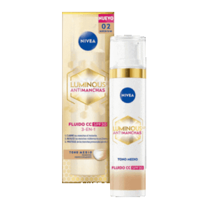 Nivea Fluido con Color Tono Medio FPS 30 de 40 ml.