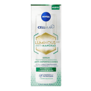 Nivea Luminous Serum 30 ml. Anti-Imperfecciones Verde