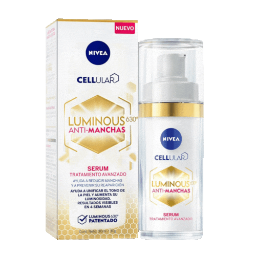 Nivea Luminous Serum 30 ml. Tratamiento Avanzado Dorado