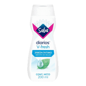 Saba Jabon Intimo Saba V-Fresh 200 ml. Menta de Agua