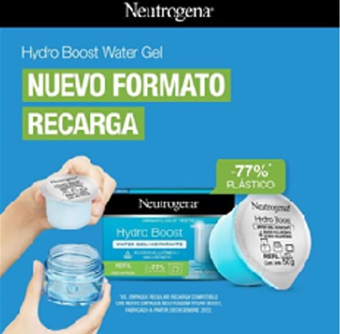 Neutrogena Hydro Boost Refil Water Gel Hidratante 50 grs.