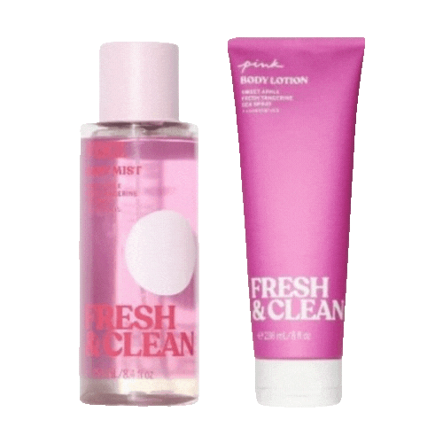Victorias Secret Dup Fresh & Clean Pink Fragancia 250ml Crema 236ml