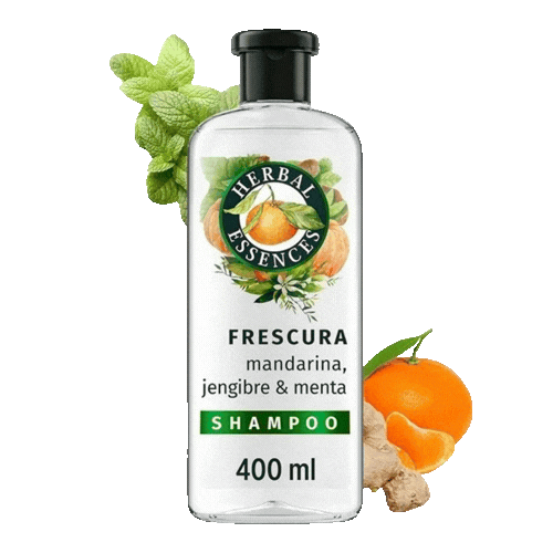 Herbal Mandarina Jengibre y Menta Shampoo 400 ml.