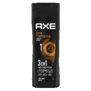 Axe Dark Temptation Shampoo 3 en 1 de 400 ml.