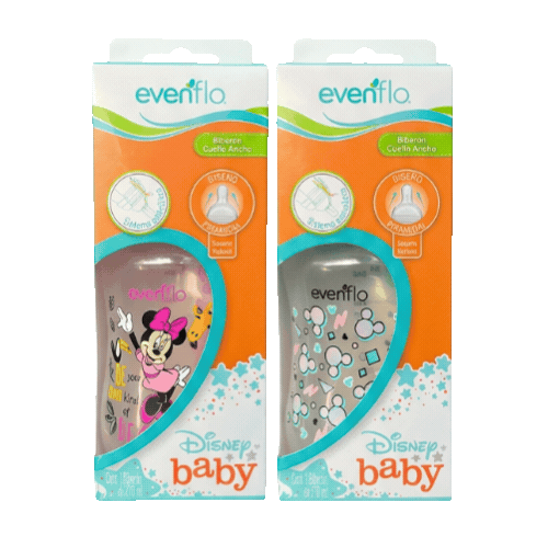 Evenflo Pacha Biberon Cuello Ancho 270 ml.
