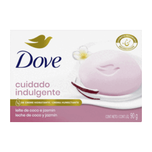 Dove Jabon Barra Delicious Care Leche de Coco 90 grs.